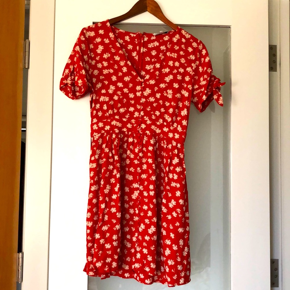 Madewell red dress